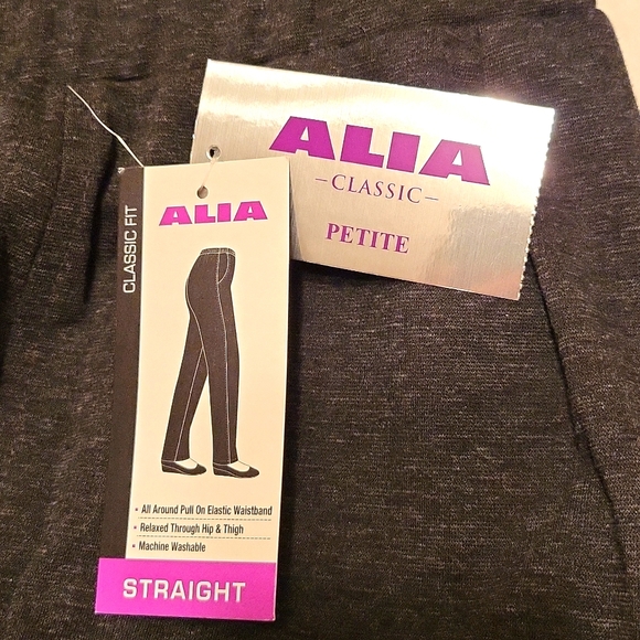 NWT Alia Classic Fit charcoal pants - Picture 2 of 3